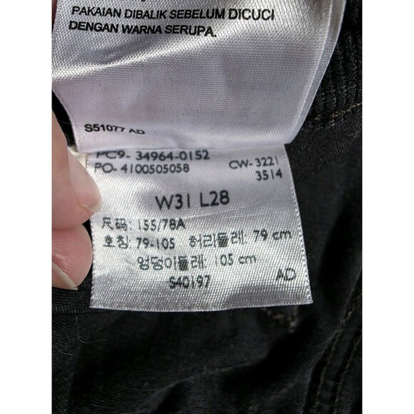 Levis Corduroy Pants Women Size 31" Brown Wedgie Straight  Button Fly Stretch - Picture 4 of 9